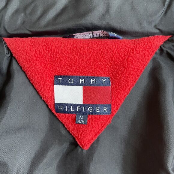 Tommy Hilfiger Red Quilted Jacket Women's Size M Full Zip with Pockets - Picture 2 of 14